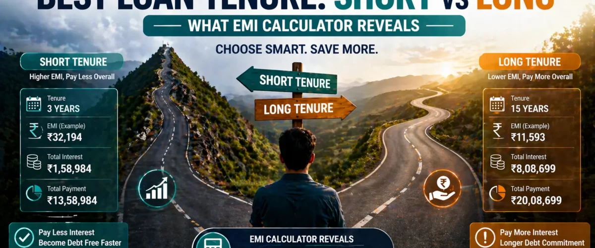Best Loan Tenure: Short vs Long – What the EMI Calculator Reveals