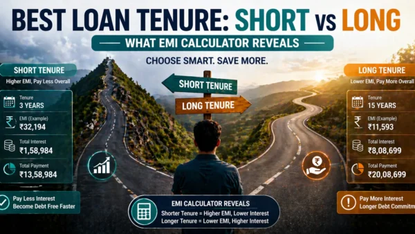 Best Loan Tenure: Short vs Long – What the EMI Calculator Reveals