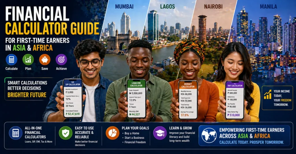 Financial Calculator Guide for First-Time Earners in Asia & Africa