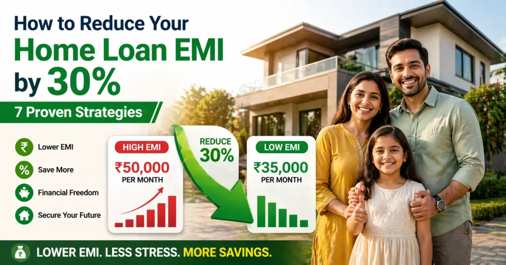 How to Reduce Your Home Loan EMI by 30% — 7 Proven Strategies