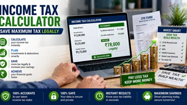 Income Tax Calculator 2026: Save Maximum Tax Legally