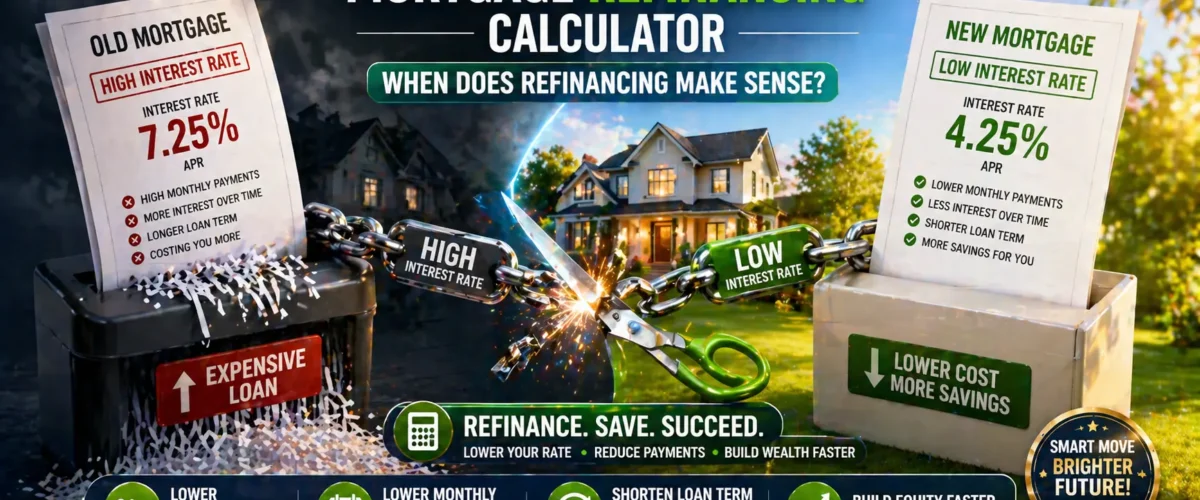 Mortgage Refinancing Calculator – When Does Refinancing Make Sense?