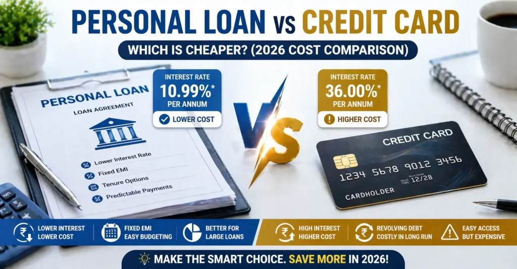 Personal Loan vs Credit Card Which Is Cheaper