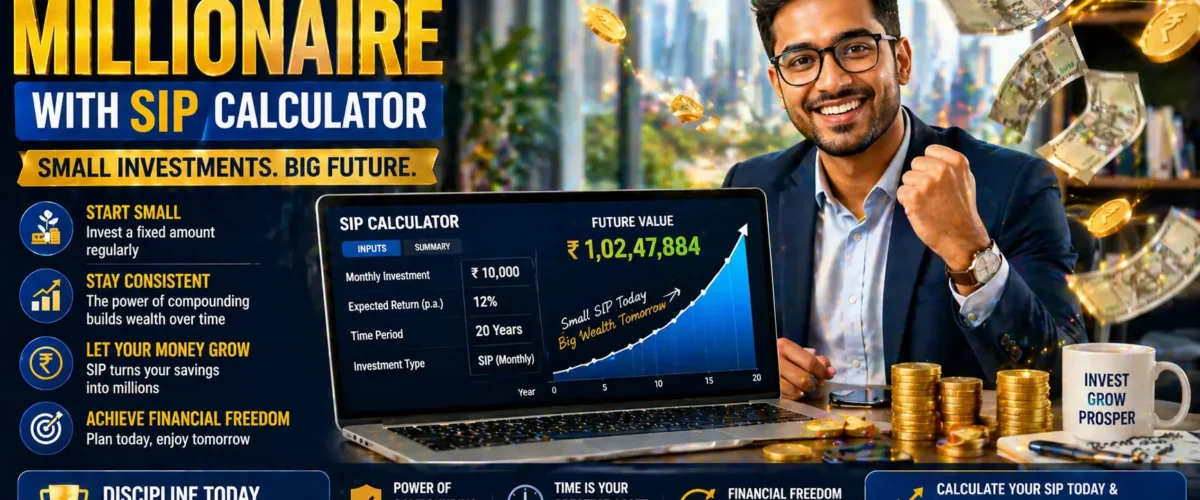 How to Become a Millionaire with SIP Calculator in 2026?